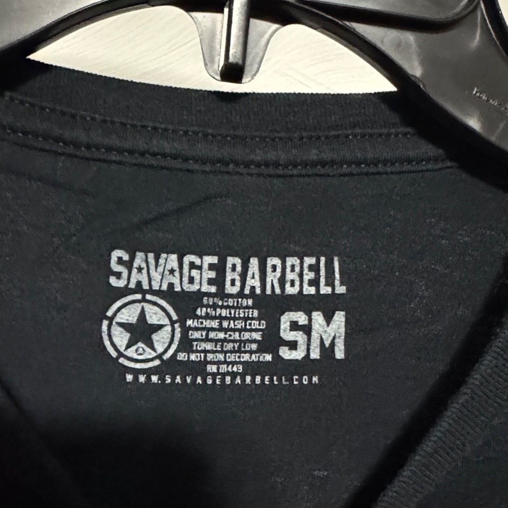 Savage Barbell tee - Picture 5 of 5